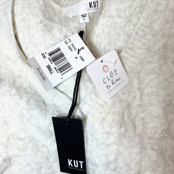 NWT. KUT From The Kloth Cable Knit Cardigan Size S - Picture 2 of 6